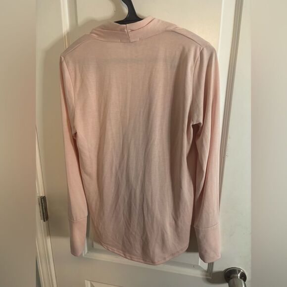 Veronica M Dusty Pink Draped Surplice Top size xs NWOT - Picture 5 of 5